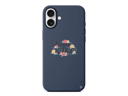 Never Give Up 2 Lansman Model İçi Kadife Silikon Telefon Kılıfı – Plus Serisine Özel