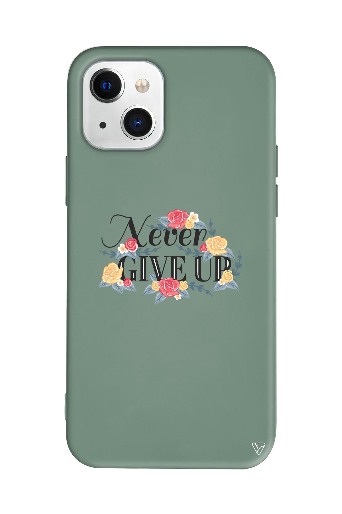 Never Give Up 2 Lansman Model İçi Kadife Silikon Telefon Kılıfı – Plus Serisine Özel