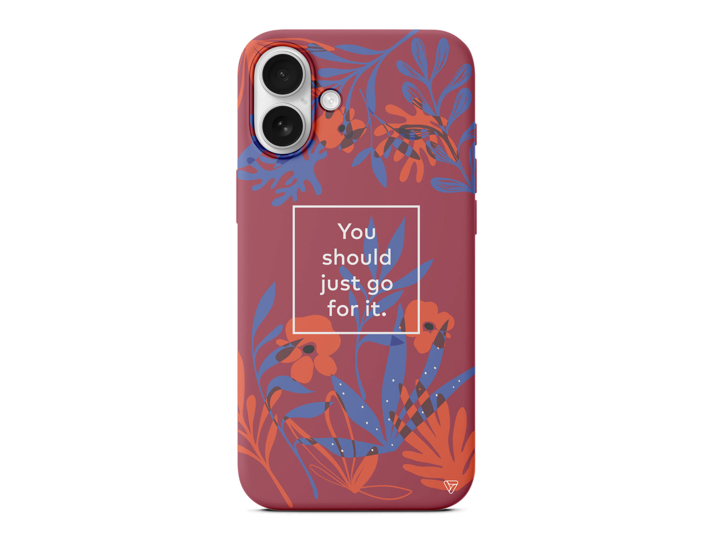 Just Go For it Lansman Model İçi Kadife Silikon Telefon Kılıfı – Plus Serisine Özel