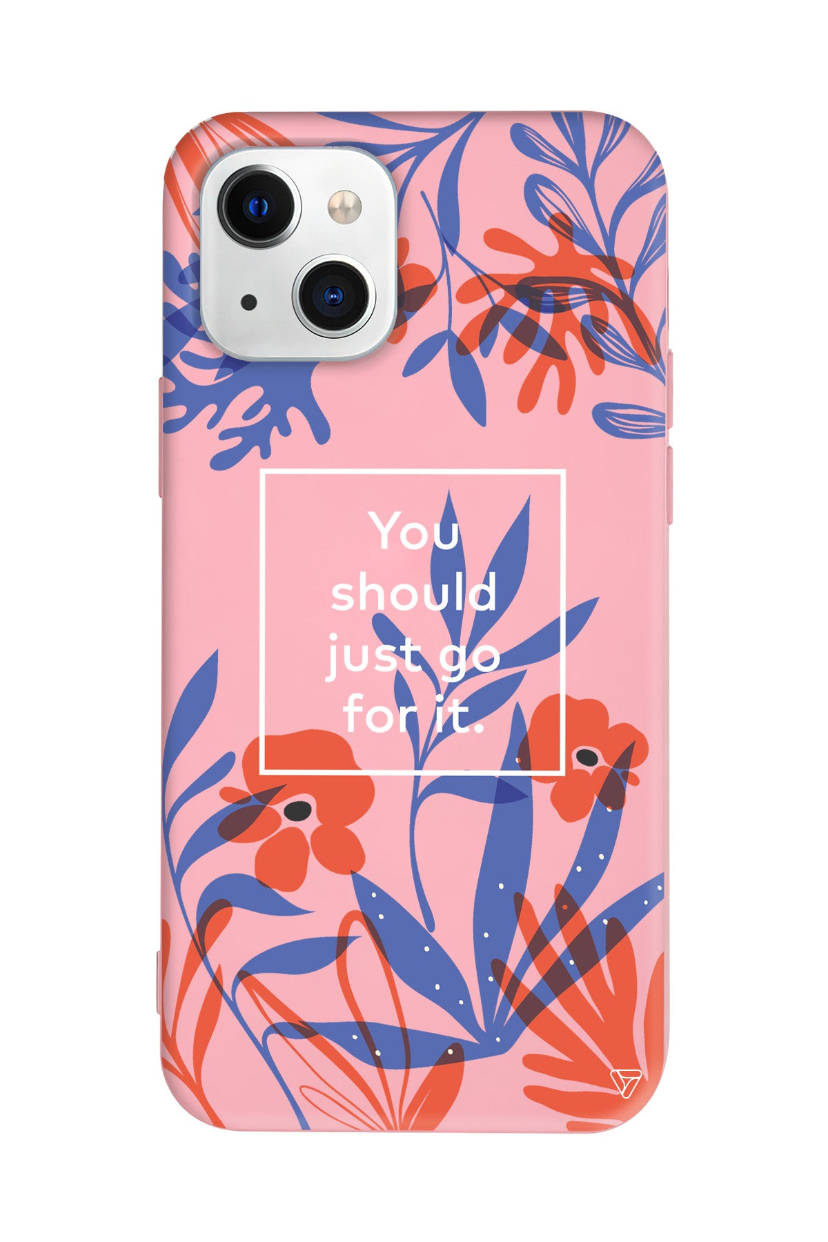 Just Go For it Lansman Model İçi Kadife Silikon Telefon Kılıfı – Plus Serisine Özel