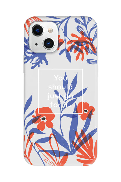 Just Go For it Lansman Model İçi Kadife Silikon Telefon Kılıfı – Plus Serisine Özel