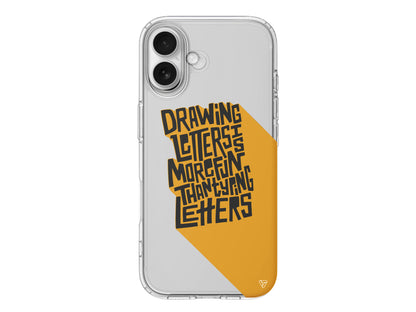 Drawing Letters Lansman Model İçi Kadife Silikon Telefon Kılıfı – Plus Serisine Özel