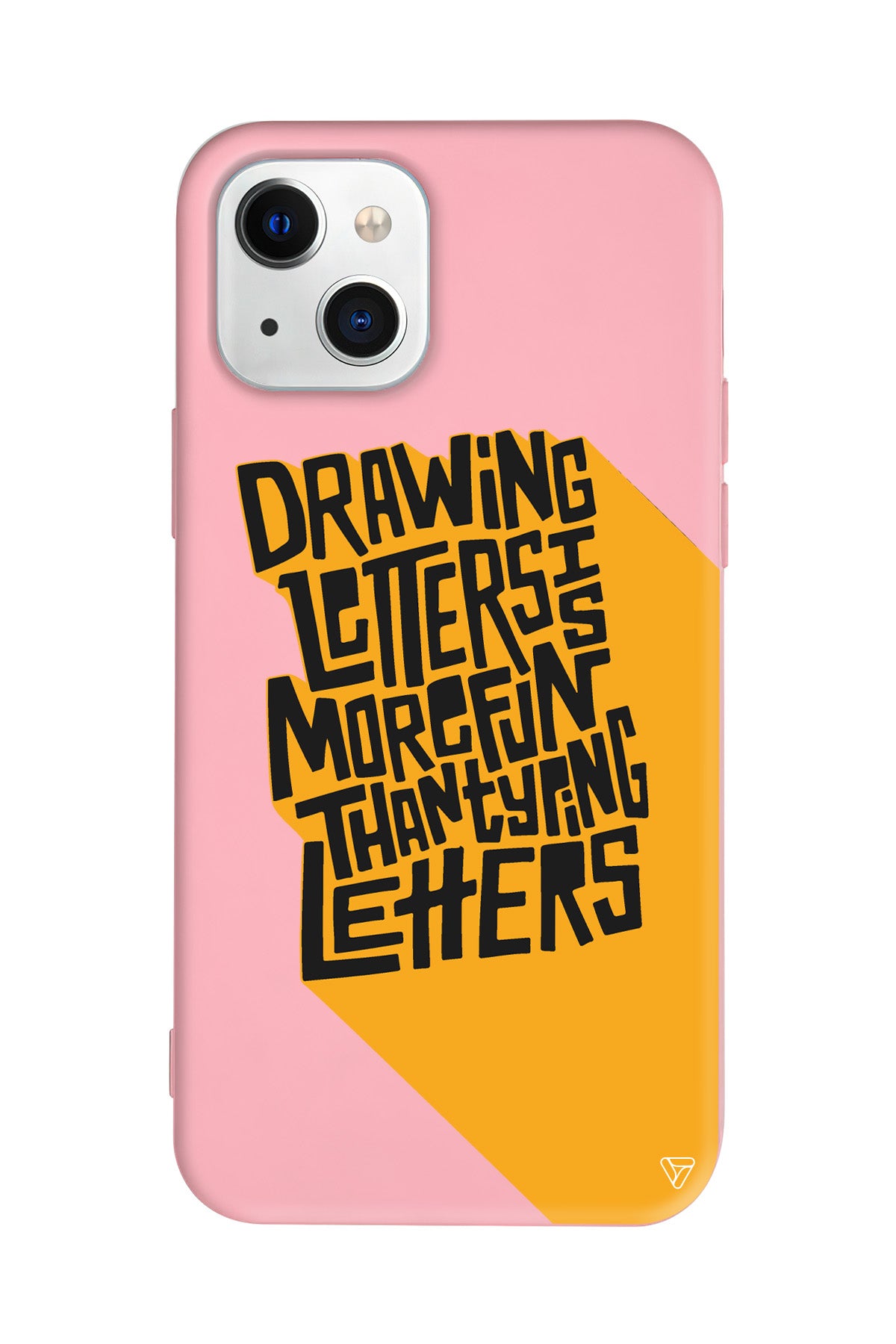 Drawing Letters Lansman Model İçi Kadife Silikon Telefon Kılıfı – Plus Serisine Özel