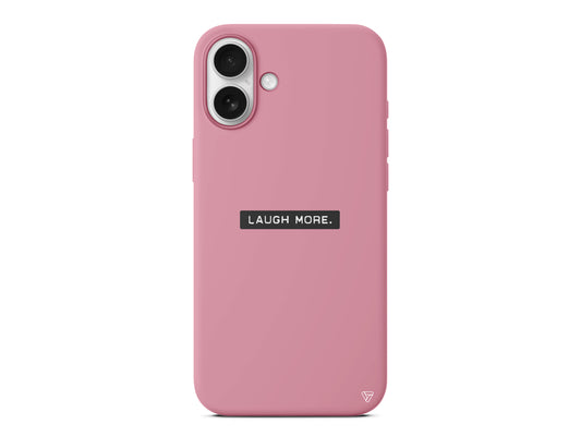 Laugh More Lansman Model İçi Kadife Silikon Telefon Kılıfı – Plus Serisine Özel