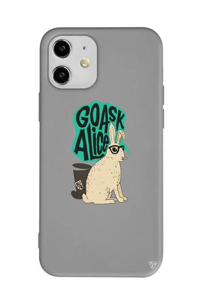 Alice Lansman Model İçi Kadife Silikon Telefon Kılıfı