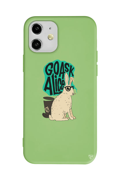 Alice Lansman Model İçi Kadife Silikon Telefon Kılıfı