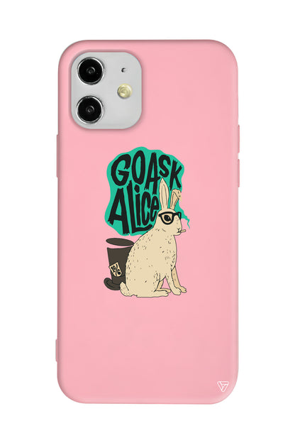 Alice Lansman Model İçi Kadife Silikon Telefon Kılıfı