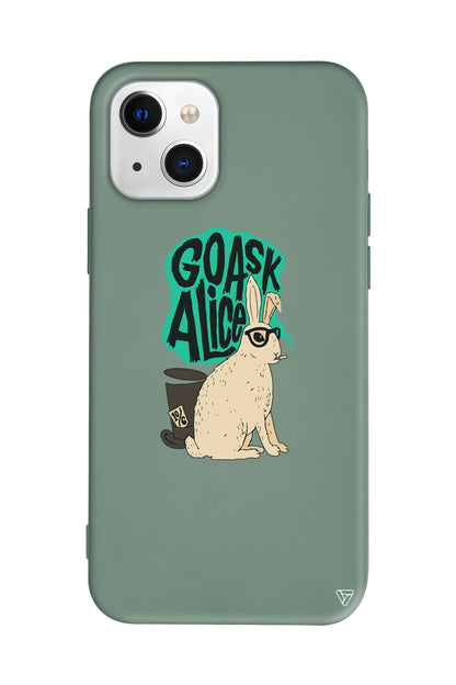 Alice Lansman Model İçi Kadife Silikon Telefon Kılıfı