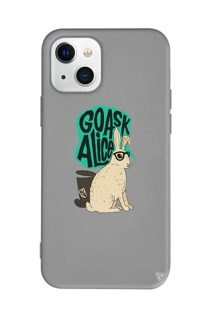 Alice Lansman Model İçi Kadife Silikon Telefon Kılıfı