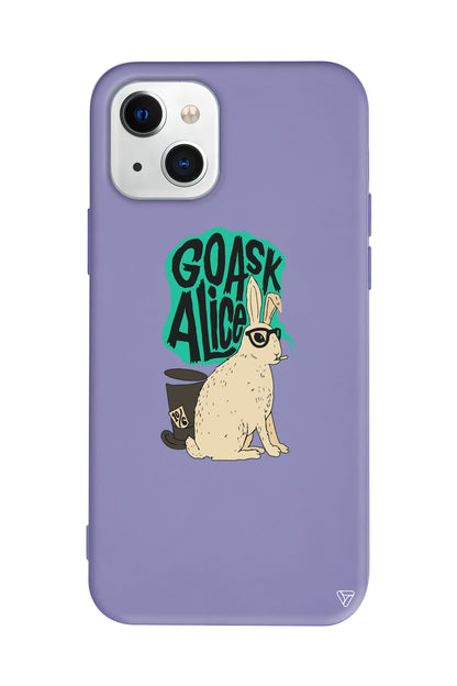 Alice Lansman Model İçi Kadife Silikon Telefon Kılıfı