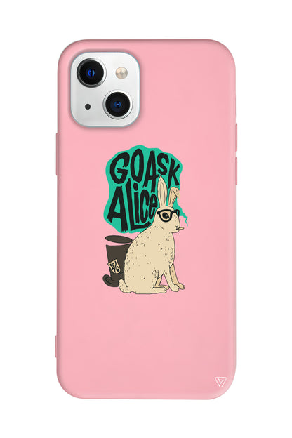 Alice Lansman Model İçi Kadife Silikon Telefon Kılıfı