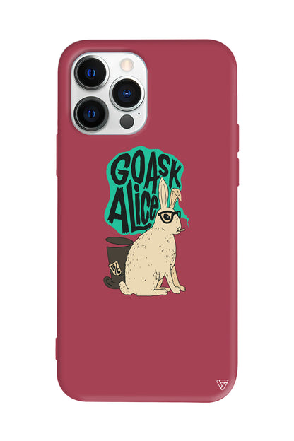 Alice Lansman Model İçi Kadife Silikon Telefon Kılıfı