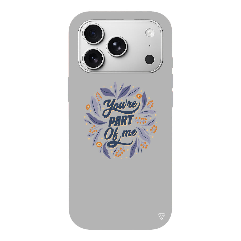 Part of Me Lansman Model İçi Kadife Silikon Telefon Kılıfı