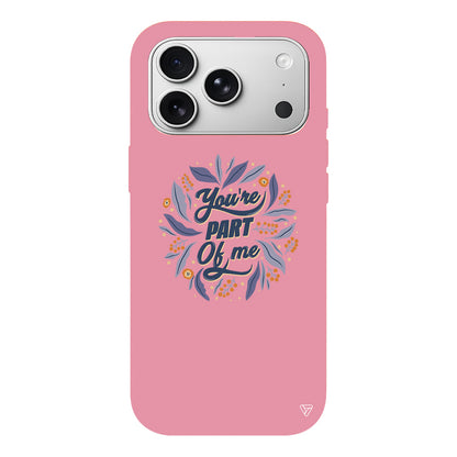 Part of Me Lansman Model İçi Kadife Silikon Telefon Kılıfı