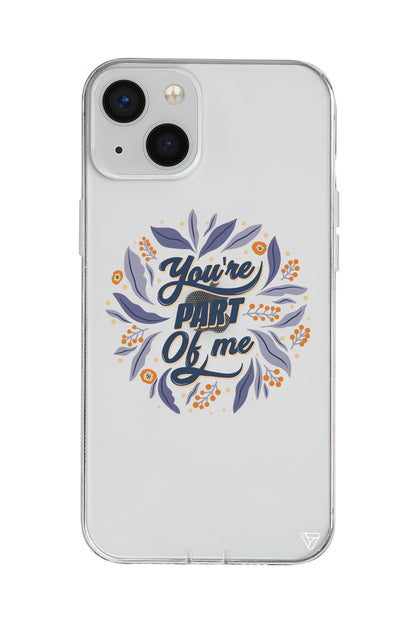 Part of Me Lansman Model İçi Kadife Silikon Telefon Kılıfı