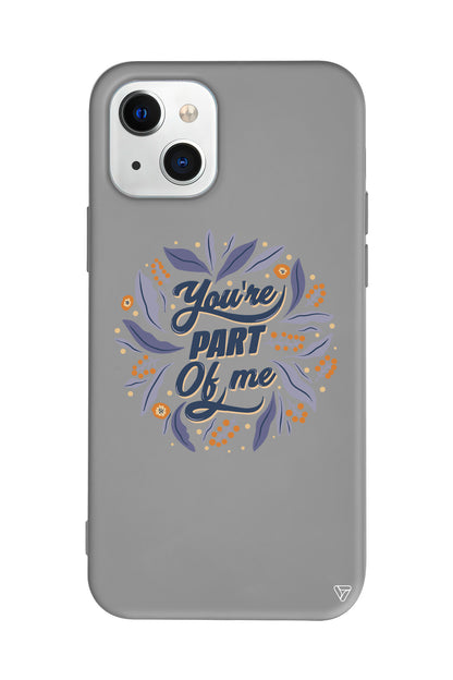 Part of Me Lansman Model İçi Kadife Silikon Telefon Kılıfı – Plus Serisine Özel