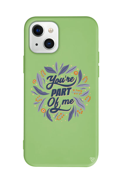 Part of Me Lansman Model İçi Kadife Silikon Telefon Kılıfı