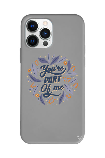 Part of Me Lansman Model İçi Kadife Silikon Telefon Kılıfı