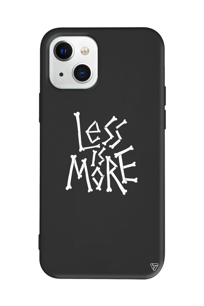 Less is More Lansman Model İçi Kadife Silikon Telefon Kılıfı – Plus Serisine Özel