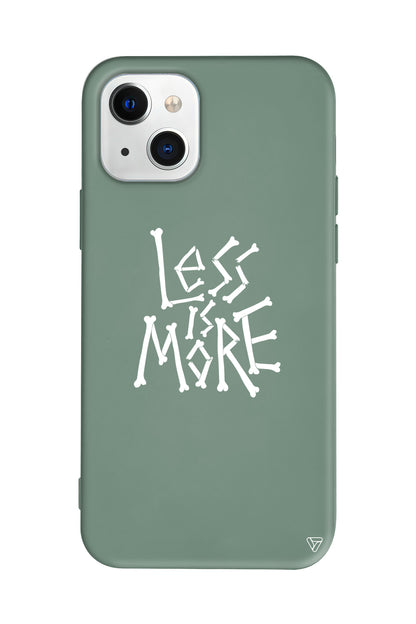 Less is More Lansman Model İçi Kadife Silikon Telefon Kılıfı – Plus Serisine Özel