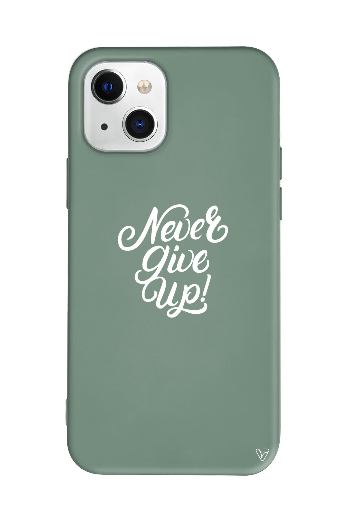 Never Give Up 3 Lansman Model İçi Kadife Silikon Telefon Kılıfı – Plus Serisine Özel