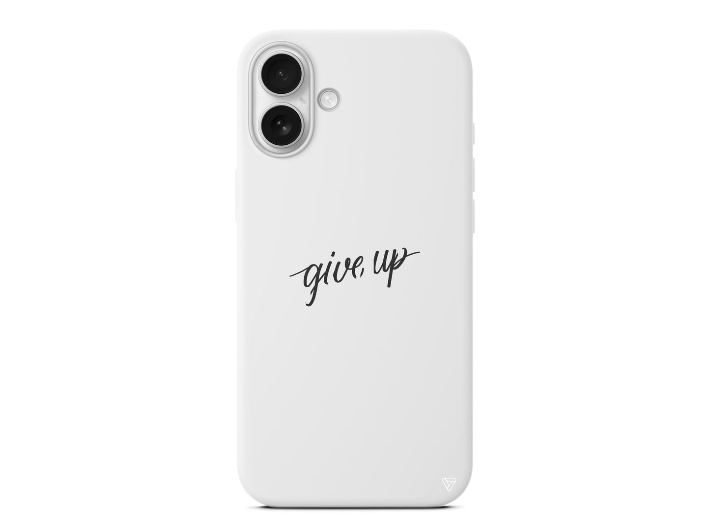 Never Give Up 4 Lansman Model İçi Kadife Silikon Telefon Kılıfı – Plus Serisine Özel