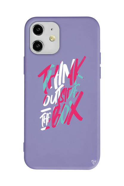 Outside Box Lansman Model İçi Kadife Silikon Telefon Kılıfı