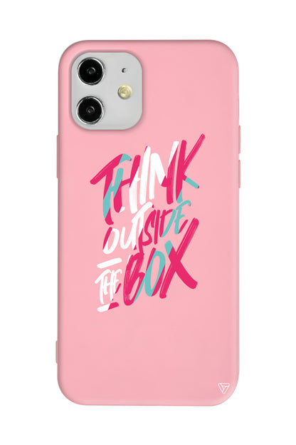 Outside Box Lansman Model İçi Kadife Silikon Telefon Kılıfı