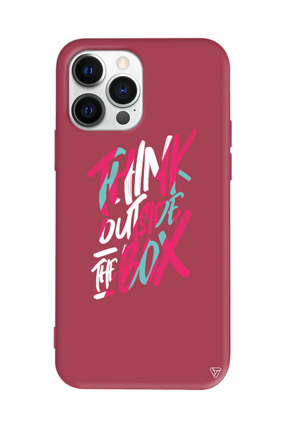 Outside Box Lansman Model İçi Kadife Silikon Telefon Kılıfı