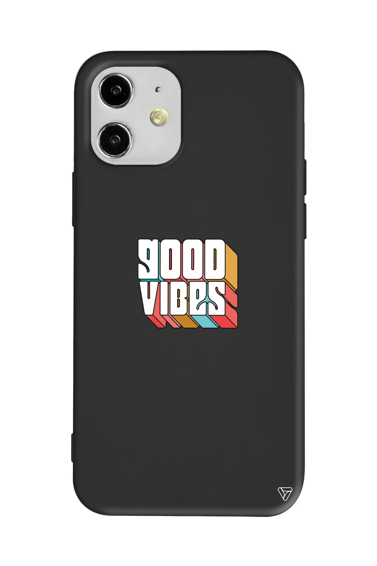 Good Vibes Lansman Model İçi Kadife Silikon Telefon Kılıfı