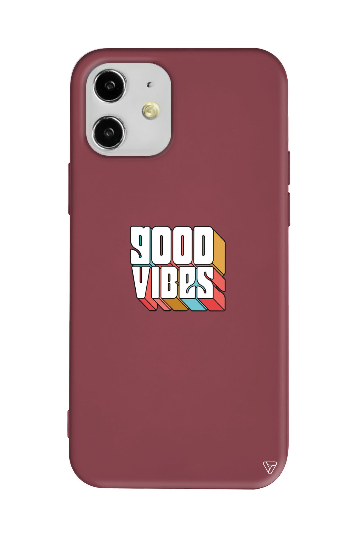 Good Vibes Lansman Model İçi Kadife Silikon Telefon Kılıfı