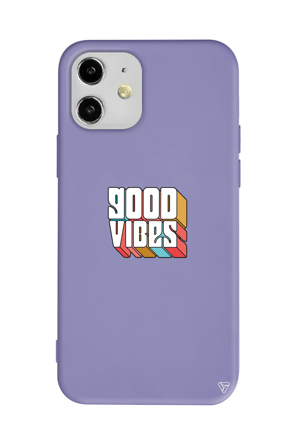 Good Vibes Lansman Model İçi Kadife Silikon Telefon Kılıfı