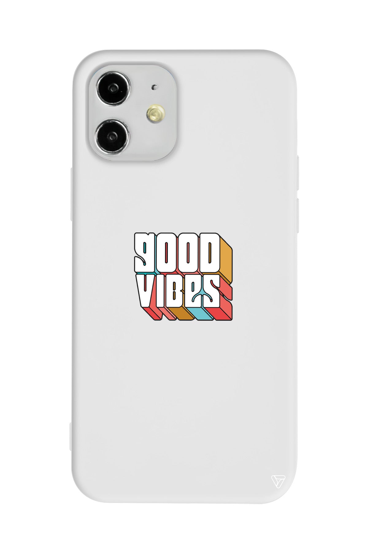 Good Vibes Lansman Model İçi Kadife Silikon Telefon Kılıfı