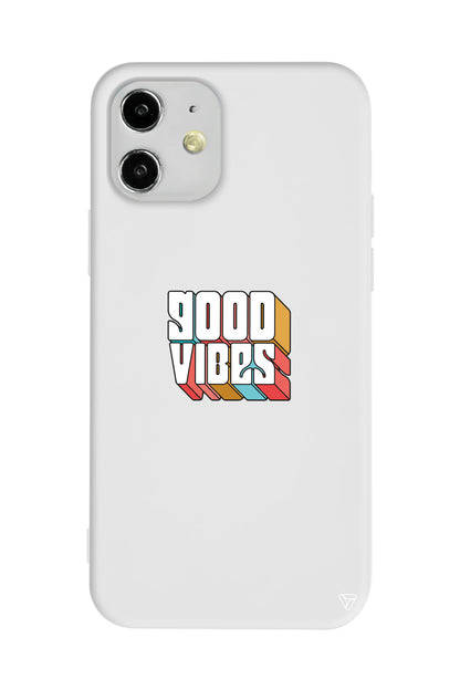 Good Vibes Lansman Model İçi Kadife Silikon Telefon Kılıfı