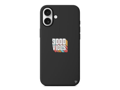 Good Vibes Lansman Model İçi Kadife Silikon Telefon Kılıfı