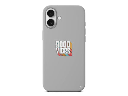 Good Vibes Lansman Model İçi Kadife Silikon Telefon Kılıfı