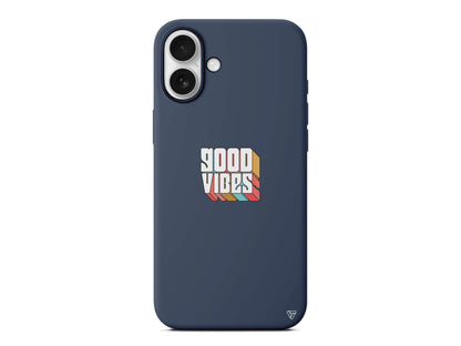 Good Vibes Lansman Model İçi Kadife Silikon Telefon Kılıfı
