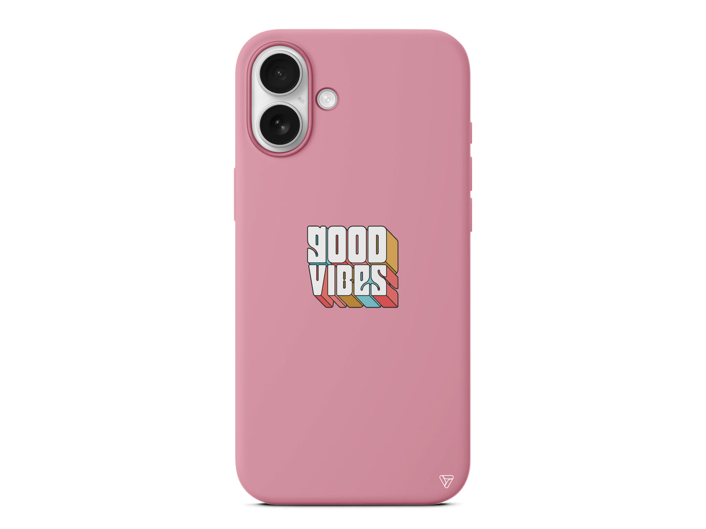 Good Vibes Lansman Model İçi Kadife Silikon Telefon Kılıfı