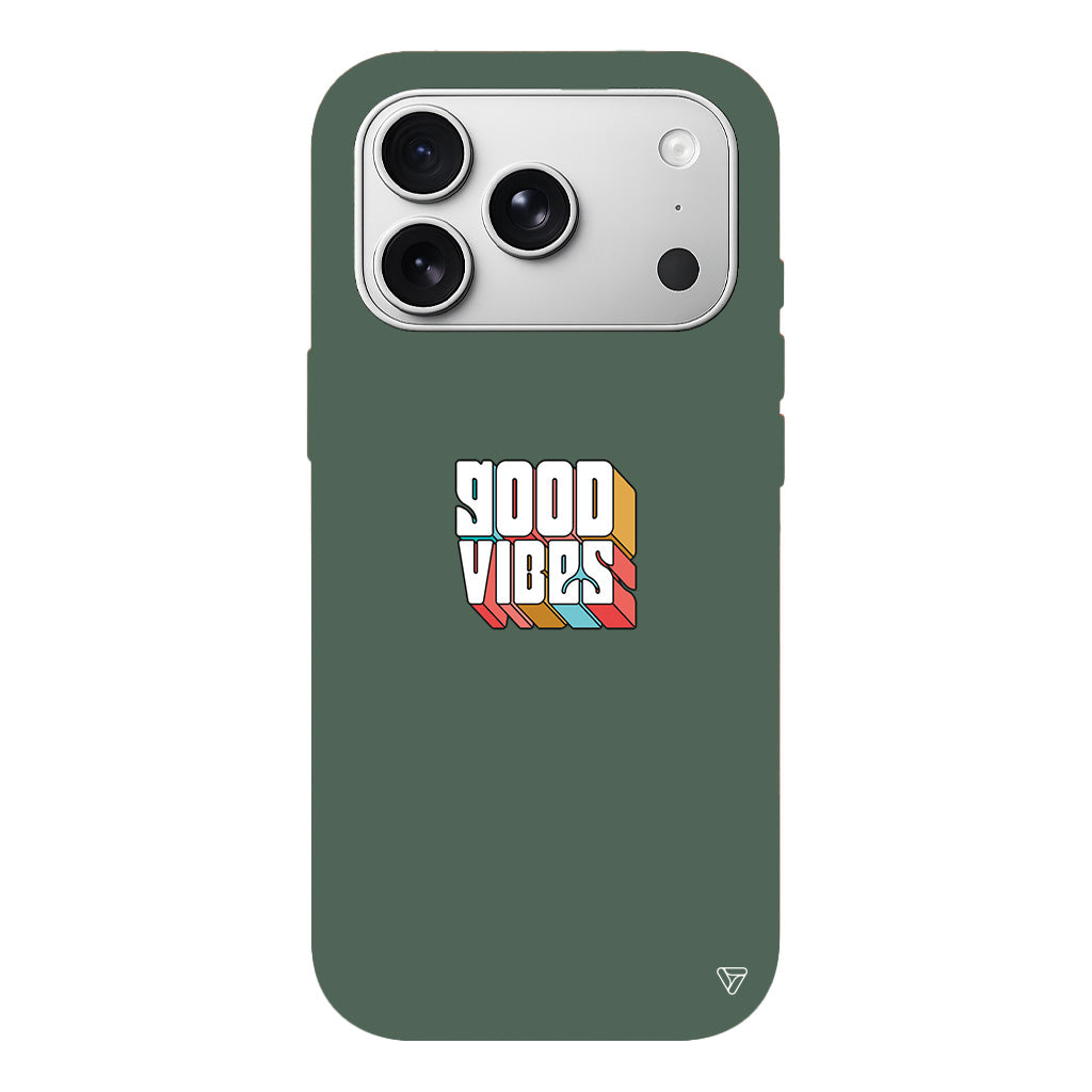 Good Vibes Lansman Model İçi Kadife Silikon Telefon Kılıfı
