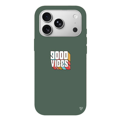Good Vibes Lansman Model İçi Kadife Silikon Telefon Kılıfı