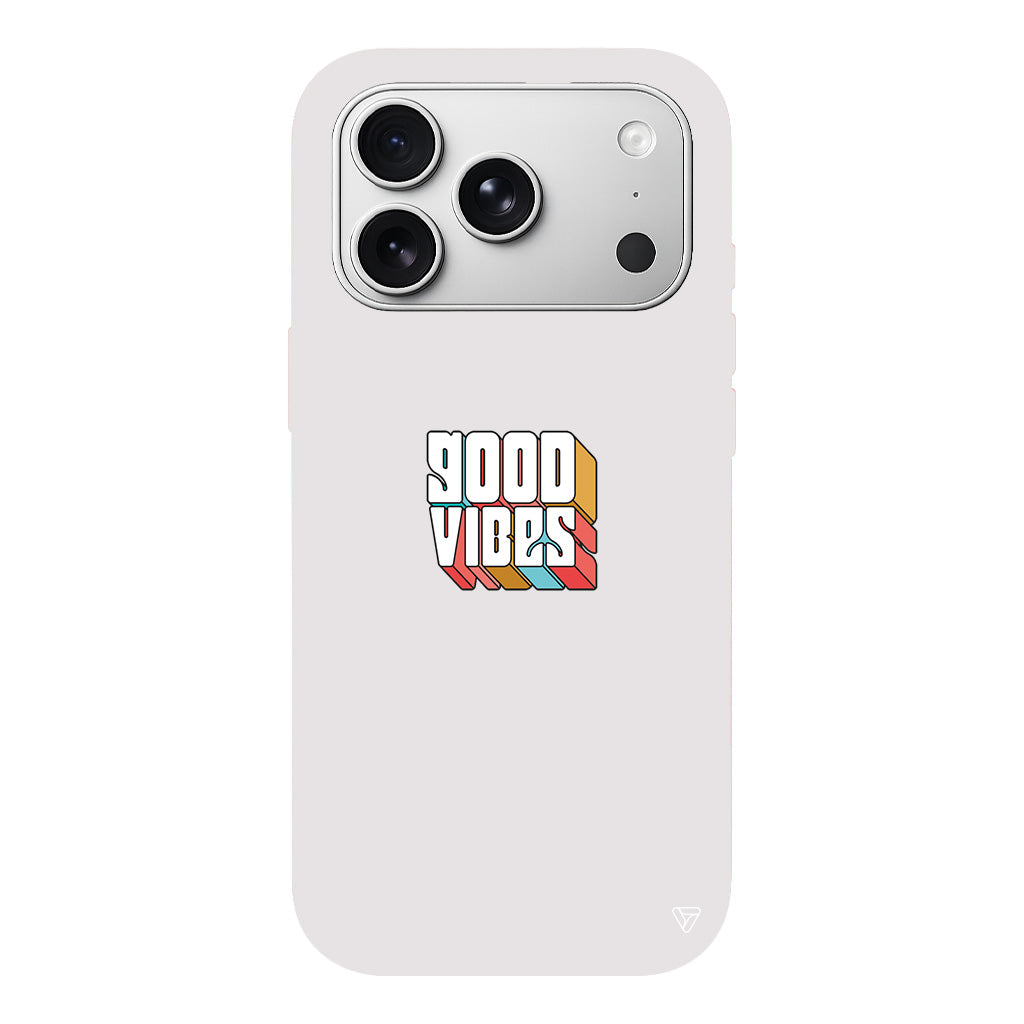 Good Vibes Lansman Model İçi Kadife Silikon Telefon Kılıfı