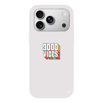 Good Vibes Lansman Model İçi Kadife Silikon Telefon Kılıfı