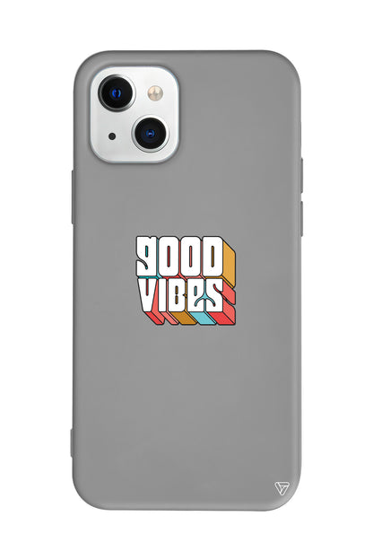 Good Vibes Lansman Model İçi Kadife Silikon Telefon Kılıfı