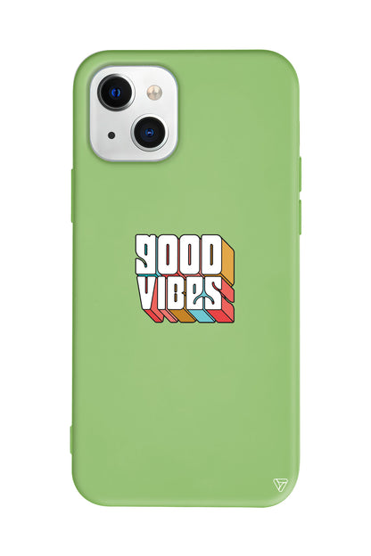 Good Vibes Lansman Model İçi Kadife Silikon Telefon Kılıfı