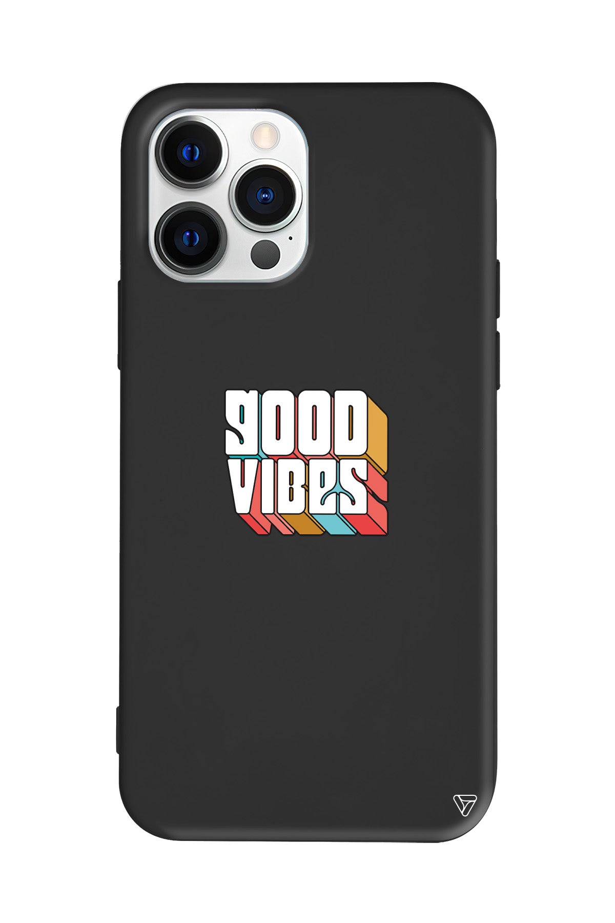 Good Vibes Lansman Model İçi Kadife Silikon Telefon Kılıfı