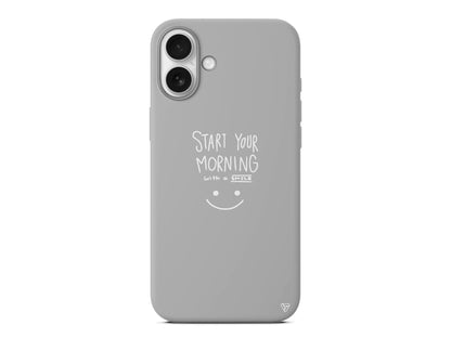 Morning Lansman Model İçi Kadife Silikon Telefon Kılıfı – Plus Serisine Özel