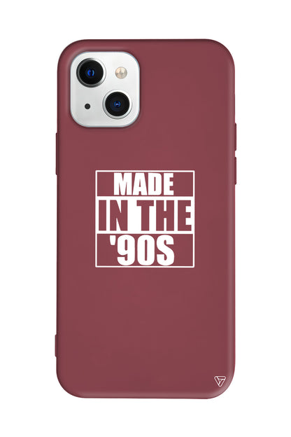 Made in the 90's Lansman Model İçi Kadife Silikon Telefon Kılıfı – Plus Serisine Özel