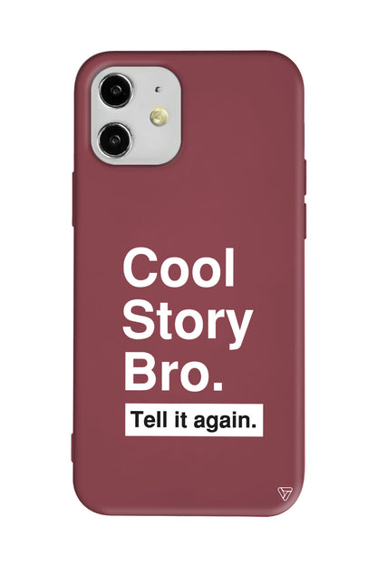 Cool Story Bro Lansman Model İçi Kadife Silikon Telefon Kılıfı
