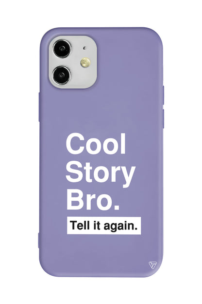 Cool Story Bro Lansman Model İçi Kadife Silikon Telefon Kılıfı