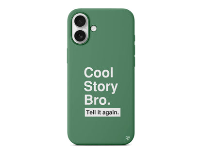 Cool Story Bro Lansman Model İçi Kadife Silikon Telefon Kılıfı – Plus Serisine Özel